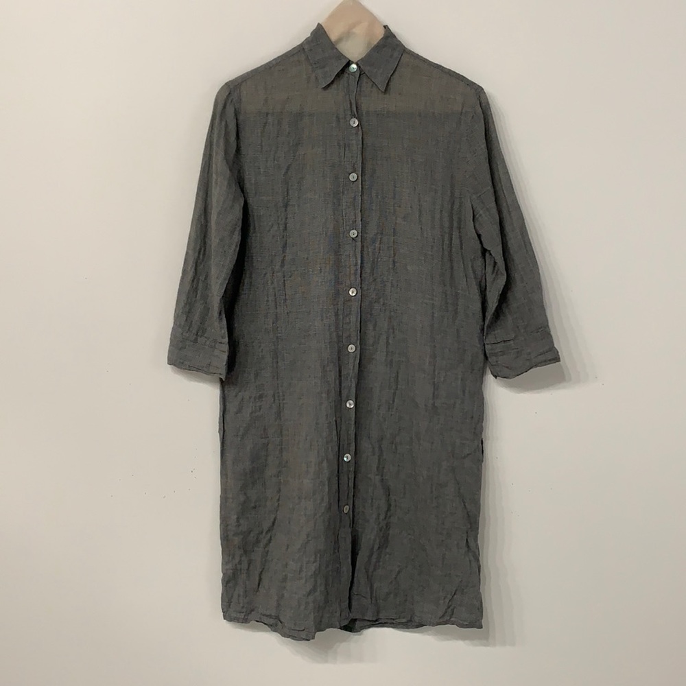 Jess Brown Mini Houndstooth Shirtdress!